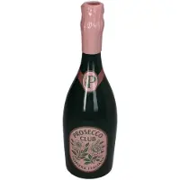HD Collection Vase ''Prosecco'' in Schwarz/ Rosa - (H)32 cm - Ø 9,8 cm - onesize