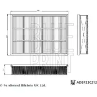 Blue Print Luftfilter ADBP220212