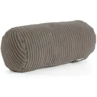 Mokebo® Nackenkissen mit Cordbezug Das Nickerchen Nackenrolle oder Kissenrolle in Taupe