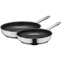 Silit Calabria Pfannen-Set, 24 &amp; 28 cm edelstahl