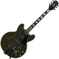 Epiphone Shinichi Ubukata ES-355 Custom Bigsby Olive Drab