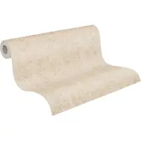 A.S. Création Vliestapete "Strukturtapete Metallic" abstrakt glänzend organisch glatt Tapete Putzoptik Glatt Tapeten Wohnzimmer Schlafzimmer Küche Flur Büro