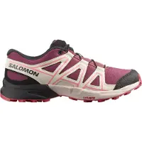 Salomon Trailrunningschuh "SPEEDCROSS J", Jungen, Gr. 34, rot (nocturne, hushed violet, rouge rot), Synthetik, Textil, Schuhe Trailrunningschuh