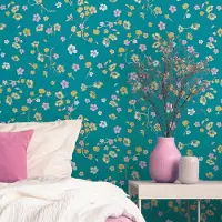 Living Walls Vliestapete "House of Turnowsky Designer Blumentapete" matt strukturiert extravagant Kunst Floral verspielt
