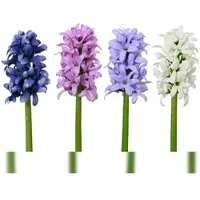 Décoris 1 Künstliche Hyazinthe mit Stiel 7x22cm Kunstblumen Hyazinthen Dekoblumen Blumendeko Stielblumen Blumen Deko Blumenschmuck