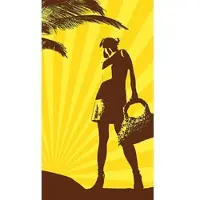Pearl Extragroßes Bade- und Strand-Handtuch 100 x 180 cm mit Motiv