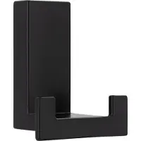 Siro Mantelhaken Kleiderhaken Tome B 43 mm, H 52 mm, ZN schwarz matt