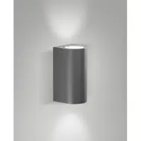 FABAS LUCE HELI DARK GREY LED Wandleuchte 12W warmweiß Dunkel Grau 6559-26-294