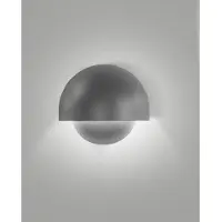 FABAS LUCE ECTOR DARK GREY LED Wandleuchte 10W warmweiß Dunkel Grau 6543-21-294
