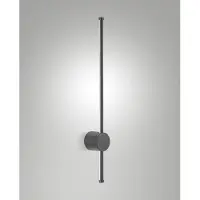 FABAS LUCE CLIP DARK GREY LED Wandleuchte 12W warmweiß Dunkel Grau 6555-21-294