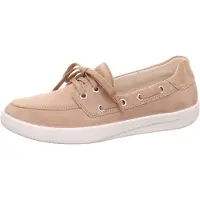 Legero Silence Damen Komfortschuhe aus Veloursleder Crepe (Beige), 2-000458-4150