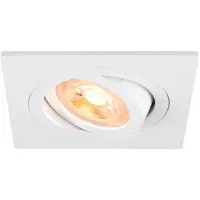SLV 1007377 NEW TRIA 75, Deckeneinbauleuchte, quadratisch, max. 10 W GU10, weiß