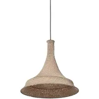 Steinhauer Pendelleuchte Marakesch 1-flammig Braun 50x50cm