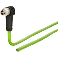 METZ CONNECT Anschlussleitung M12 Stecker 8-polig X-kodiert gewinkelt 5m