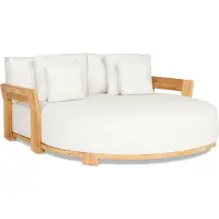 Suns Vento Daybed Teak/Stoff