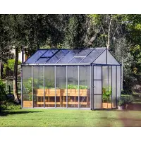 Canopia Aluminium Gewächshaus Glory 46 Anthrazit 364x244x268 cm