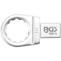 Bgs 6902-16 Einsteck-Ringschlüssel, 16 mm e 9 x 12 mm