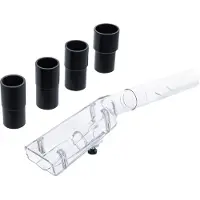 Bgs 70151 Saugaufsatz für Druckluft-Reinigungspist ole, klein, mit 4 Adaptern, für Art. 70150