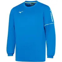 Mizuno Unisex TEAM SENDAI TRAIN.R.NECK SWEAT - P2EC2A40, Farbe:Blau, Textil:L