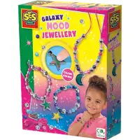 SES Creative 14763 Stimmungs-Schmuck Galaxy, Farbwechselnde Amulette Bastelset, Schmuck-Bastelset für Kinder, 3 Jahr(e), Mehrfarbig