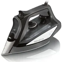 Rowenta DW7025, Dampfbügeleisen, Mikrodampf 400 HD Laser-Grundplatte, 1,9 m, 180 g/min, Schwarz, Grau, 45 g/min