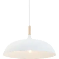 Steinhauer Pendelleuchte Bjorr 1-flammig Weiß Matt 45x45cm