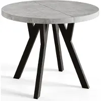 Alpi Möbel Esstisch Rund Ovo, Esstisch Ausziehbar 90-190 cm, Moderner Wohnzimmertisch und Küchentisch, At