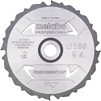 Metabo 628287000, Spanholzplatte, Faserplatte, 16 cm, 2 cm, 1,6 mm, 2,2 mm, Metabo