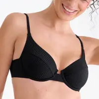 Lisca Unwattierter Bikini BH Florida | Grösse: 42E | Farbe: Schwarz