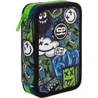 CoolPack , Piórnik dwukomorowy z wyposaeniem Jumper 2 Monster, 1 sztuka