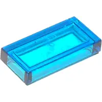 LEGO 1x2 Fliesen 3069 - 250 Stück Trans - Dunkelblau
