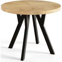 Alpi Möbel Esstisch Rund Ovo, Esstisch Ausziehbar 90-190 cm, Moderner Wohnzimmertisch und Küchentisch, Lancelot