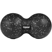 Tiguar - Massageball, Doppelbett PP7169 (18 cm x 6 cm) (Weiß/Schwarz)
