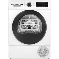 Bosch Serie 6 WQG233D1II, Freistehend, Frontlader, Wärmepumpe, Weiß, Drehregler, Berührung, Rechts