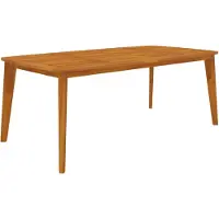 Syfax Gartentisch 200x100x75 cm Massivholz Akazie