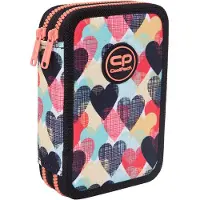 CoolPack Piórnik 2-komorowy z wyposażeniem Jumper 2 chocolove