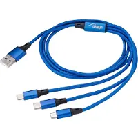 Akyga Kabel USB AK-USB-27 USB A (m) / micro USB B (m) / USB Typ C (m) / Lightning (m) 1,2m