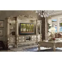 AEA TV Wand Holz Stil Barock Regal Wohnzimmer Möbel Schrank neu Klassische Wohnwand