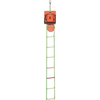 Kratos Safety Rettungsleiter, Sicherheitsleiter EVA LAD 2 mit integriertem Sicherungssystem, 6m