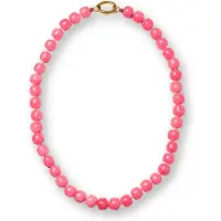 BONNIE STUDIOS Damen Schmuck William Neon Necklace - Roze - Größe ONESIZE