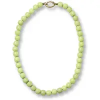 BONNIE STUDIOS Damen Schmuck William Lime Necklace - Lime - Größe ONESIZE