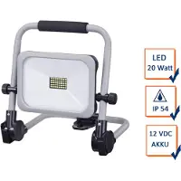 REV LED Arbeitsleuchte Bright beweglich +Akku 20W