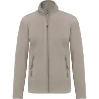 Kariban Damen Fleece Jacke Micro Fleecejacke Windjacke Winterjacke, Größe:XL, Farbe:Beige