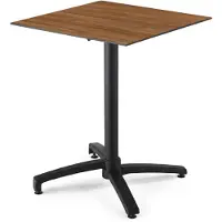 Oviala Terrassentisch 70 cm, klappbar, Laminat Eiche bernsteinfarben - Opéra