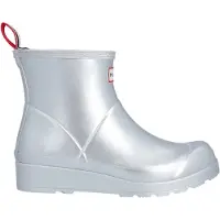 Hunter Gummistiefel - Play Short Stiefel - Metallic - - 38 - Gummistiefel