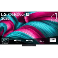 LG OLED83C57LA, 2,11 m (83"), 3840 x 2160 Pixel, OLED evo, Smart-TV, WLAN, Schwarz