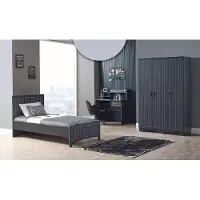 Xl Moebel Gmbh Modernes Möbel Design Kinderbetten Betten Bett schwarz 100x200cm