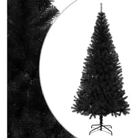 Prolenta Maison Exclusive - Künstlicher Weihnachtsbaum mit Ständer Schwarz 240 cm PVC
