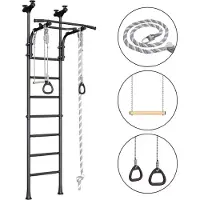 Monkey-gym Sprossenwand Comet 5 Gymnastikleiter - schwarz elite, für kinderzimmer
