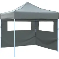 Syfax Party-Zelt Anthrazit 291 x 291 x 315 cm Oxford-Stoff